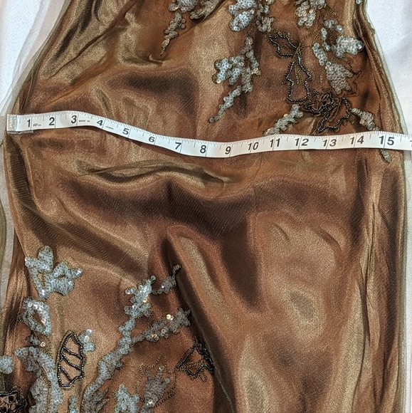 Sue Wong Nocturne bronze green mix - Picture 6 of 11